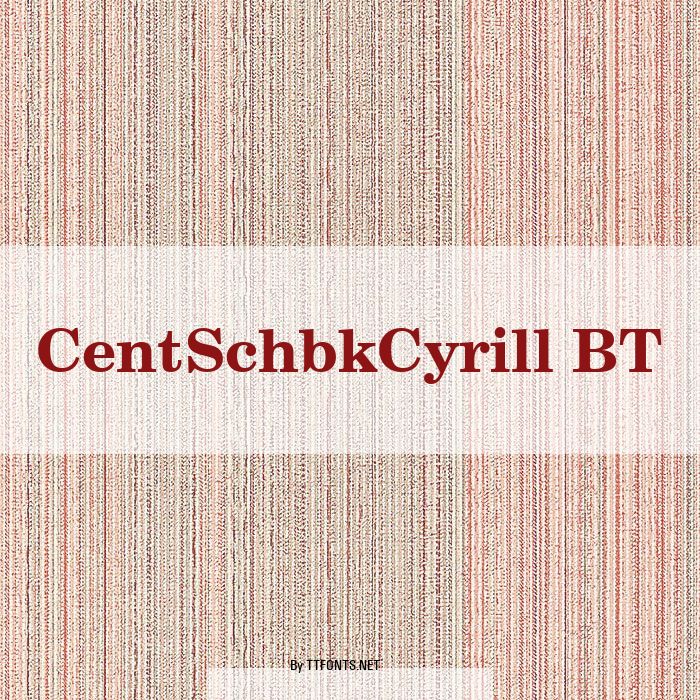 CentSchbkCyrill BT example